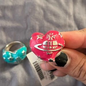 Vivienne Westwood Silver heart ring